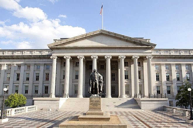 U.S. Department of Treasury headquarters in Washington, D.C. Credit: Wikimedia Commons.