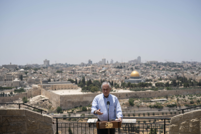 Chilean President Sebastián Piñera in Jerusalem, June 2019. Credit: prensa.presidencia.cl.
