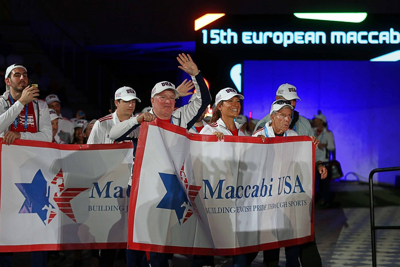 The American delegation at the 15th European Maccabi Games in Hungary. Credit: European Maccabi Games via Facebook.