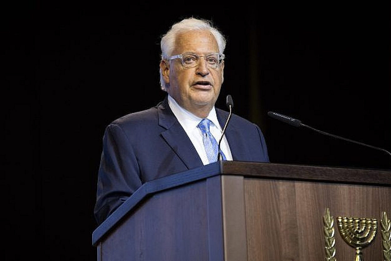 U.S. Ambassador to Israel David Friedman an event in Jerusalem on Oct. 14, 2018. Photo by Noam Revkin Fenton/Flash90.