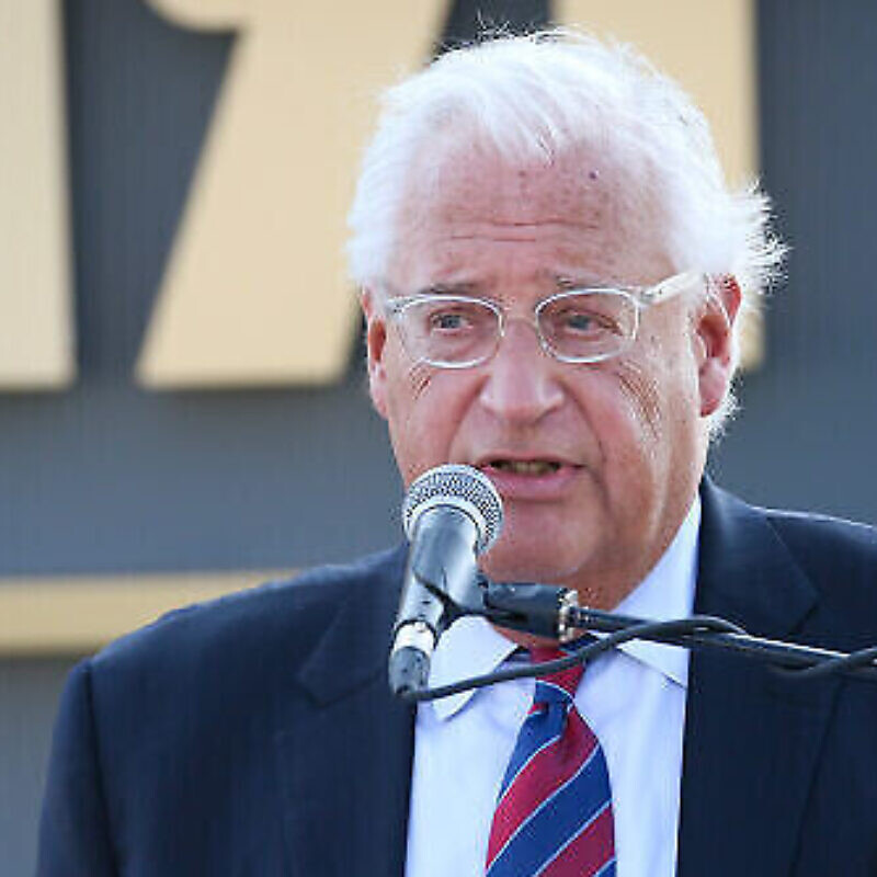 U.S. Ambassador to Israel David Friedman speaks at the dedication ceremony for a new town named after U.S. President Donald Trump in the Golan Heights, June 16, 2019. Photo by David Cohen/Flash90.