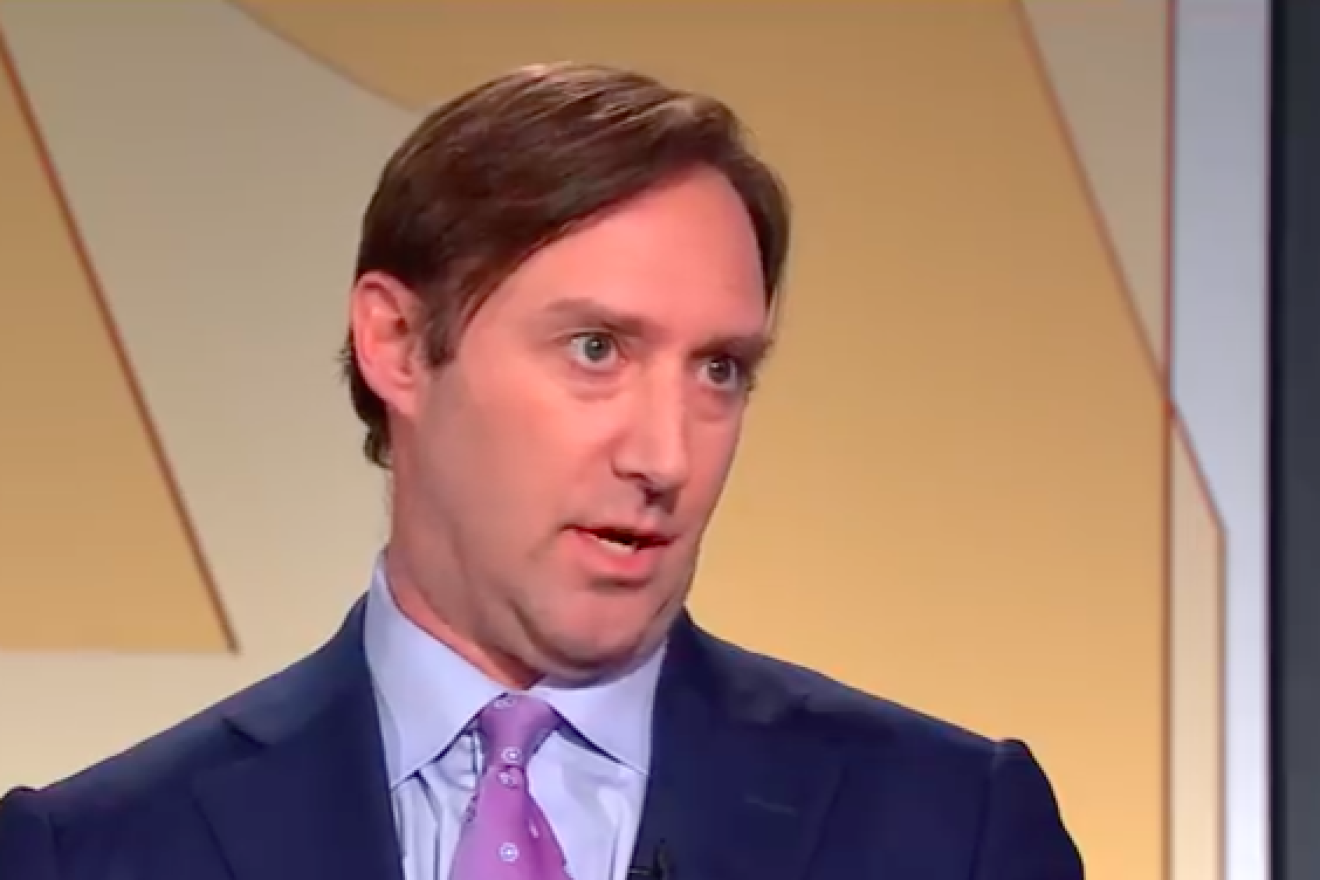 Josh Block, then the CEO of The Israel Project, on the PBS NewsHour on March 7, 2019. Credit: Screenshot.