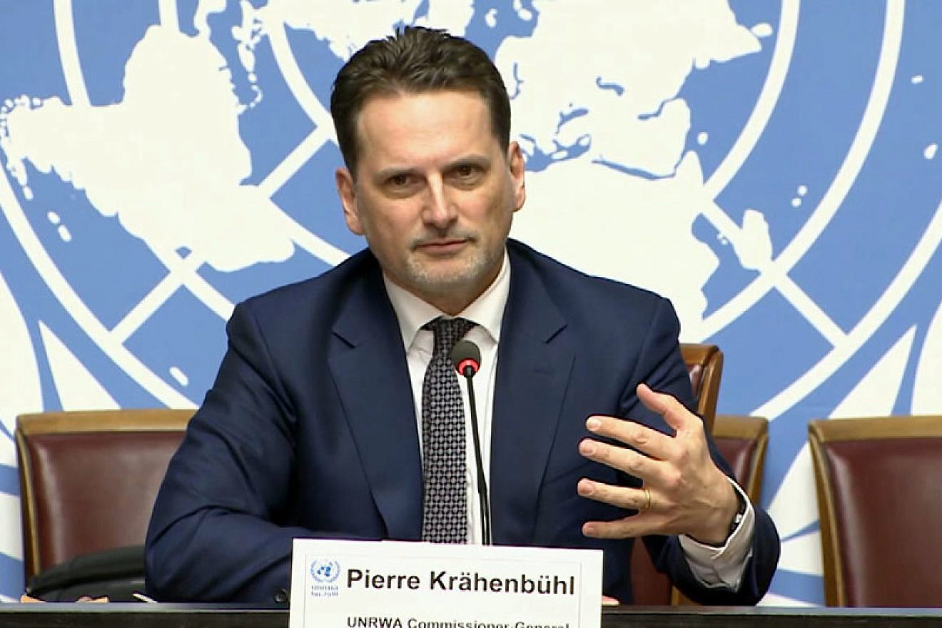 UNRWA Commissioner-General Pierre Krähenbühl. Credit: U.N. TV/Multimedia.