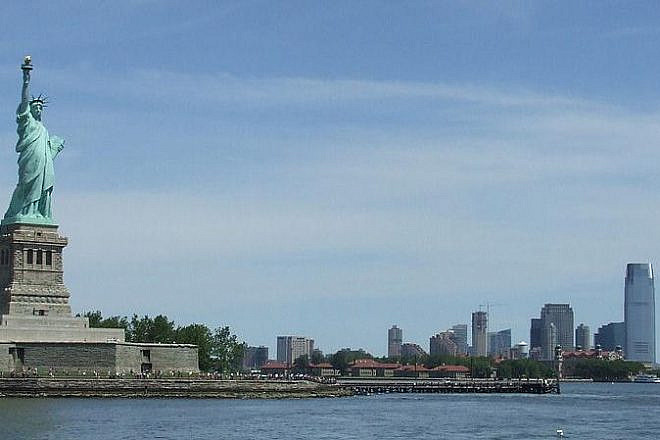 The Statue of Liberty in New York Harbor. Photo by Laslo Varga via Wikimedia Commons.