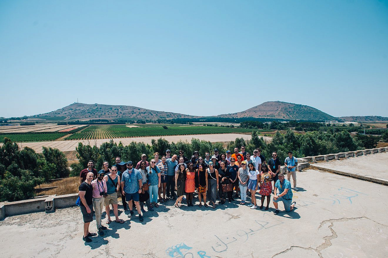 A group of 42 legal, international relations and military leaders from around the world who met with Israeli military officials and politicians in mid-august 2019 on a tour of the region. Credit: Our Soldiers Speak.