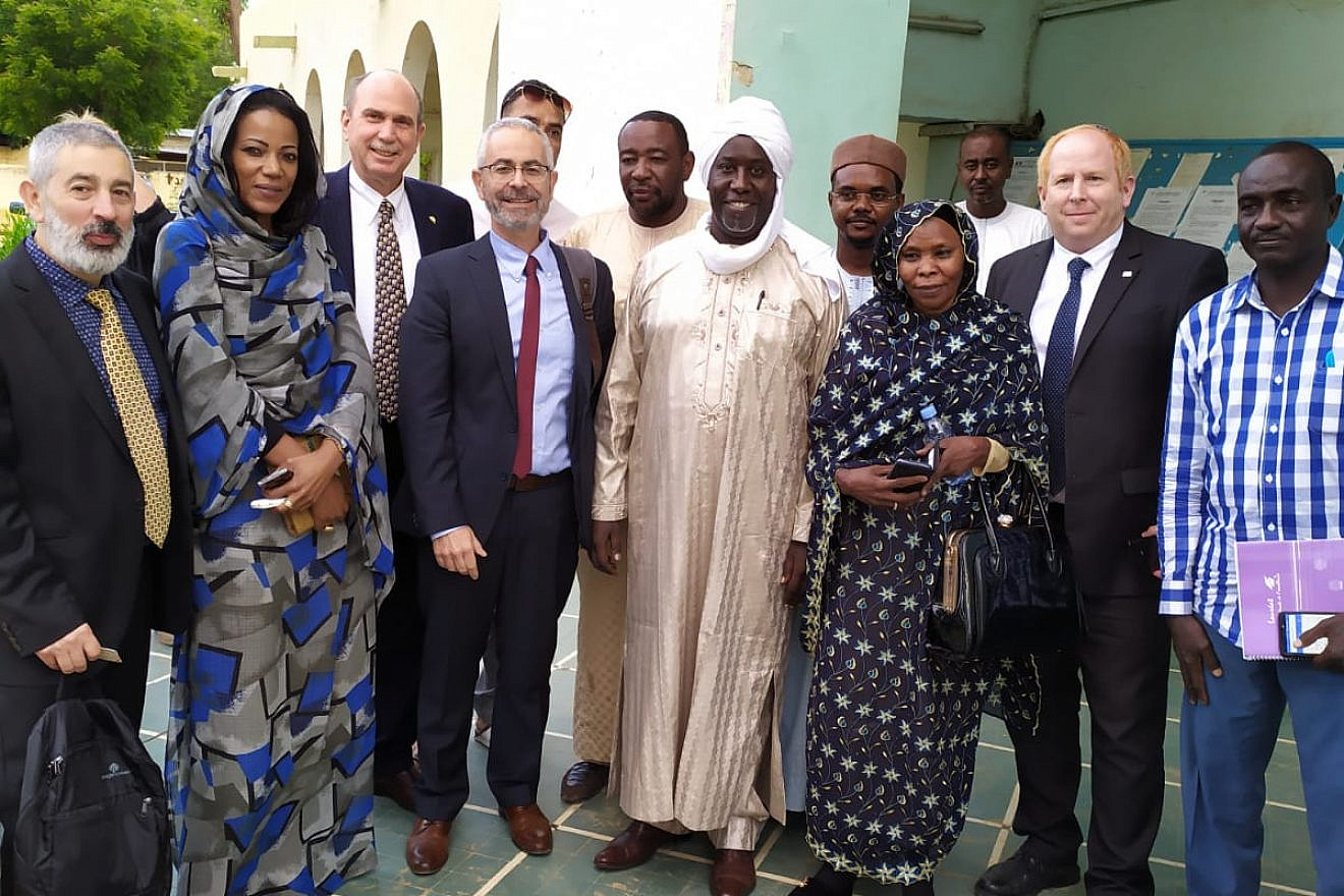 Israeli and local Chadian governmental ministries meet to discuss the economic development and other forms of cooperation, August 2019. Credit: Israeli Ministry of Agriculture and Rural Development.