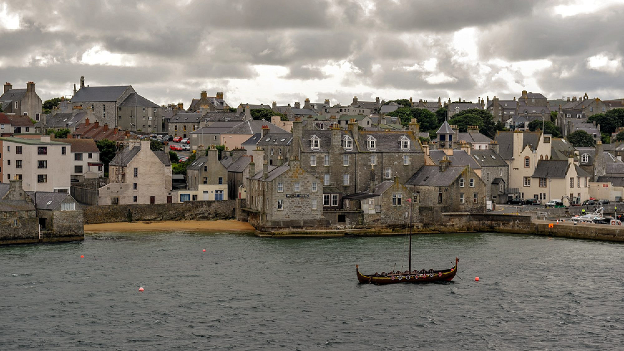 Lerwick, Shetland Islands, Aug.  24, 2010. Credit: Gilles Messian via Wikimedia Commons.