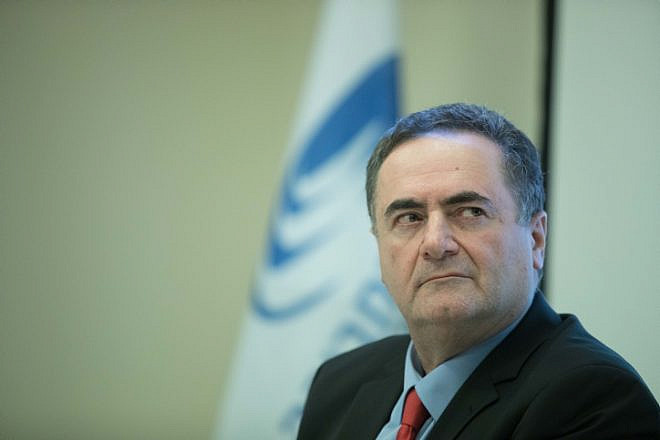 Foreign Minister Israel Katz at the Transport Ministry in Jerusalem, June 23, 2019. Photo by Noam Revkin Fenton/Flash90.