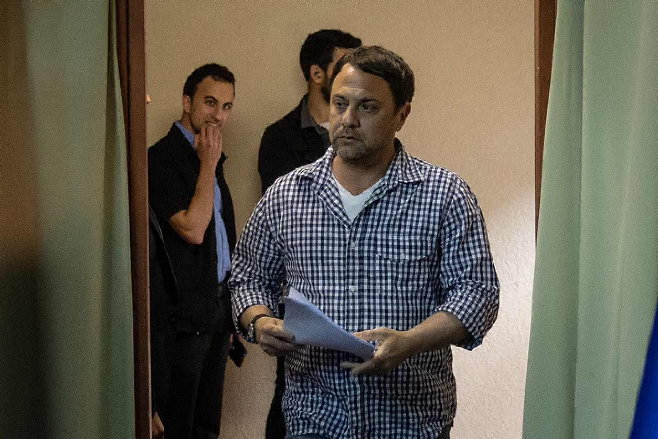 Ofer Golan, Likud Party campaign manager and family spokesman for Benjamin Netanyahu, arrives at the Prime Minister's Residence in Jerusalem on March 20, 2019. Photo by Yonatan Sindel/Flash90.