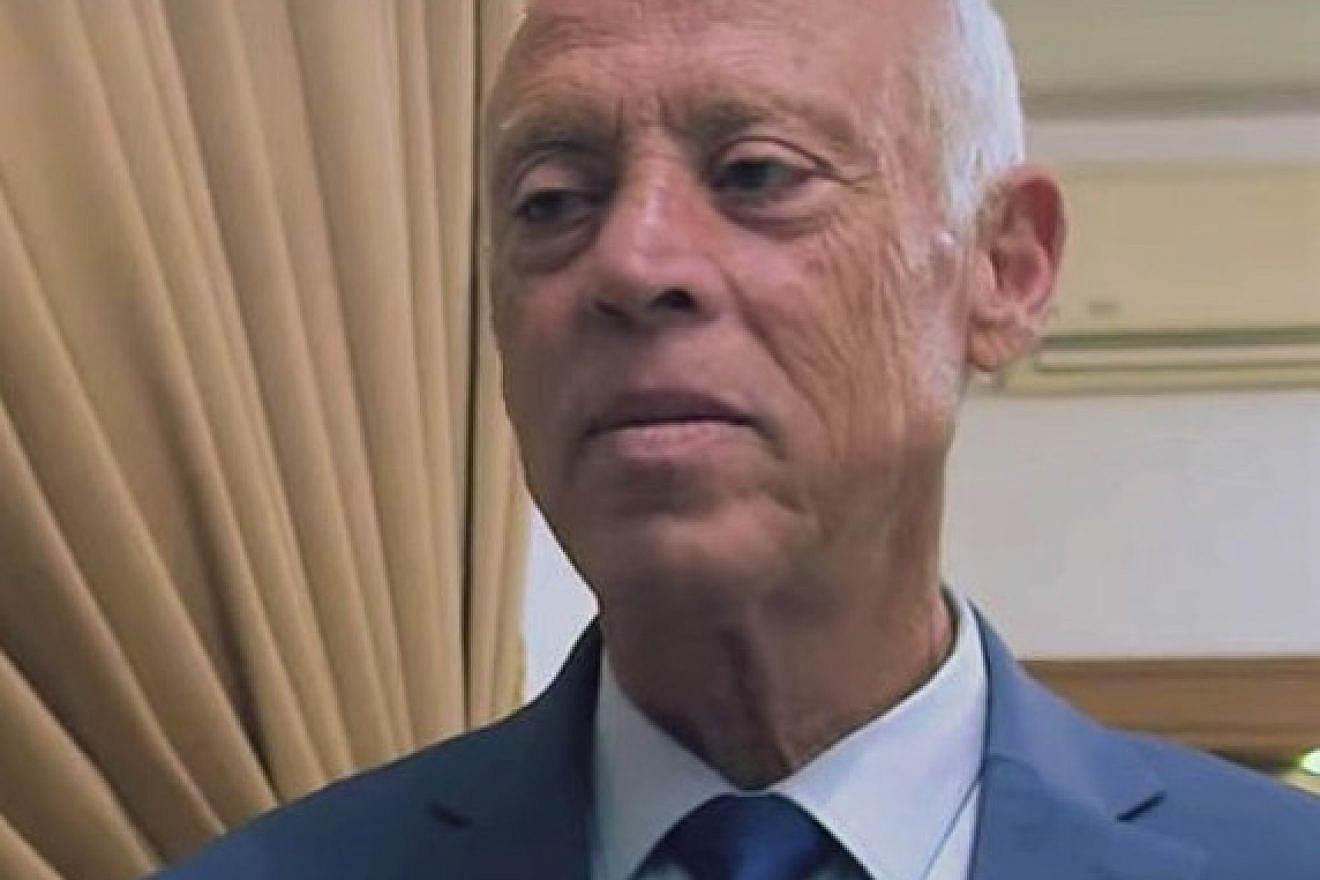 Tunisian President Kaïs Saïed. Sept. 14, 2019. Credit: Wikimedia Commons.