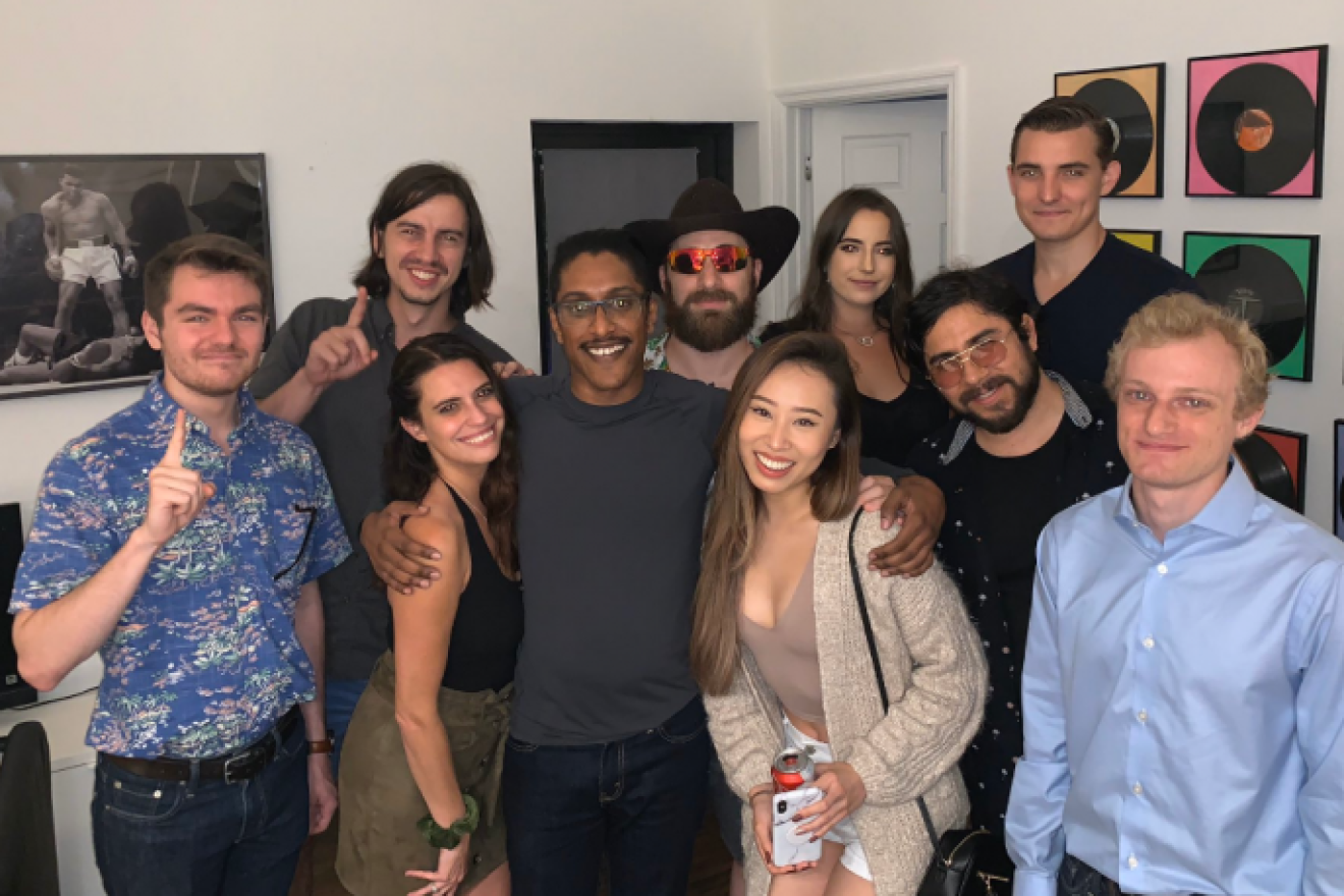 Pro-Trump youth group Turning Point USA announced it has severed ties one of its brand ambassadors, Ashley St. Clair (third from left), following a picture of her at a dinner with anti-Semites and white nationalists. Source: Twitter.