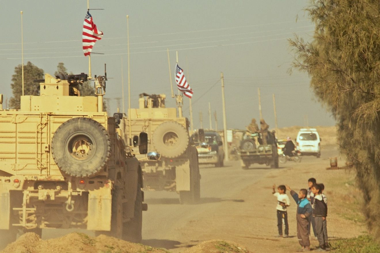 A convoy of U.S. soldiers in Syria in December 2018. Credit: Wikimedia Commons.