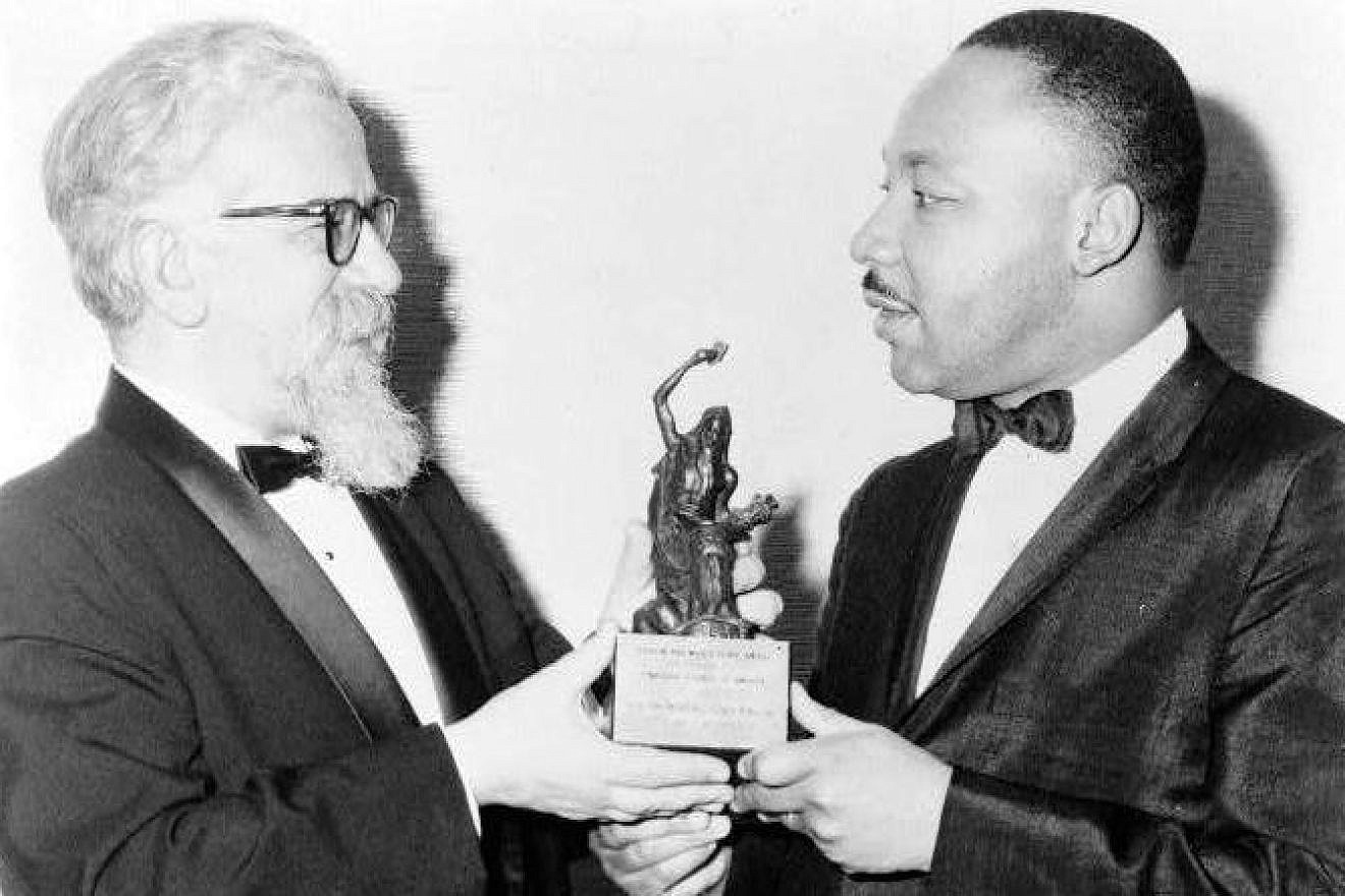 Rabbi Abraham Joshua Heschel with Martin Luther King Jr. Credit: Wikimedia Commons.