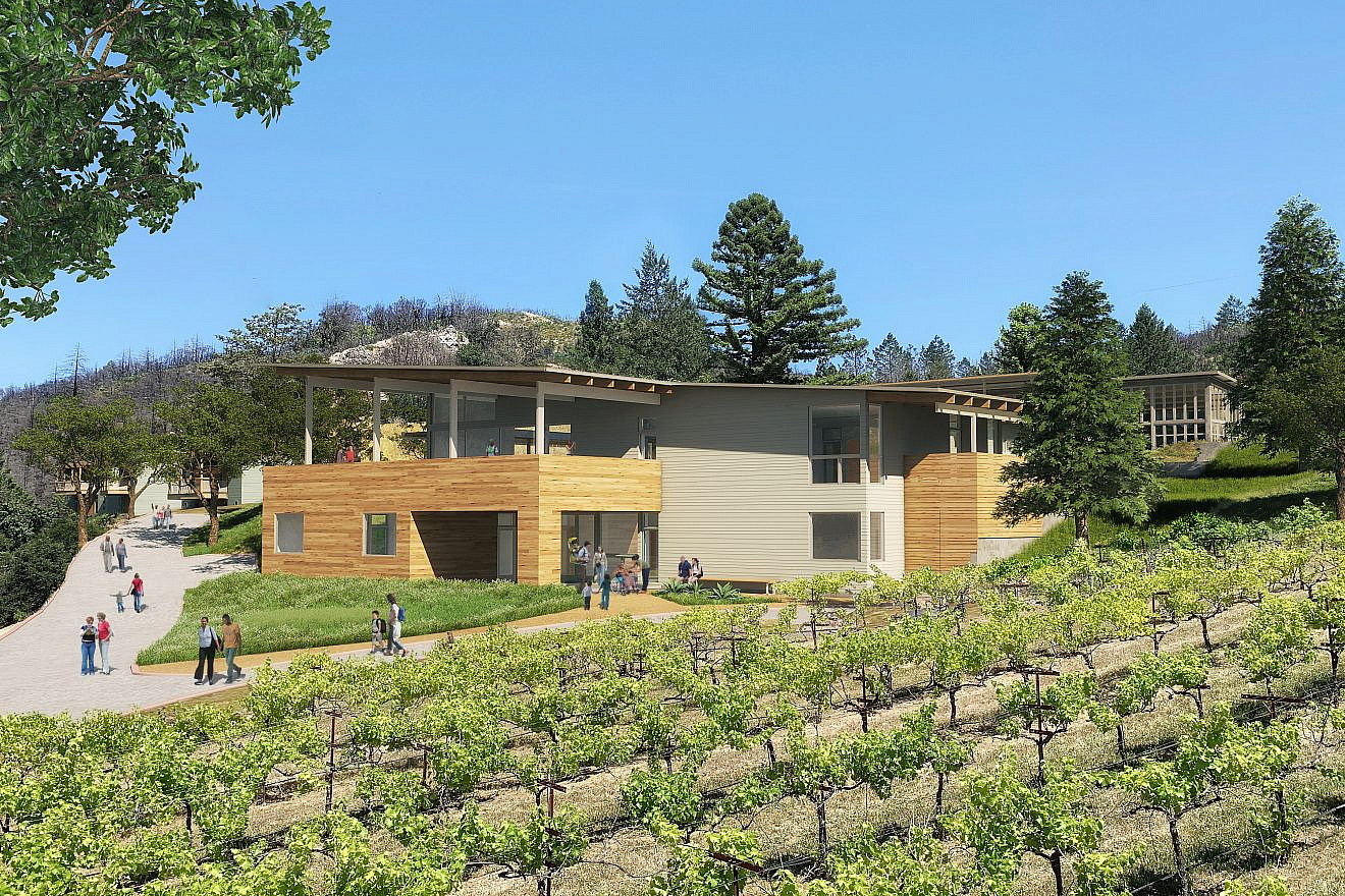 Artist's rendering of the new building to be constructed at Camp Newman in Santa Rosa, Calif., on Nov. 20, 2019. Credit: Courtesy.