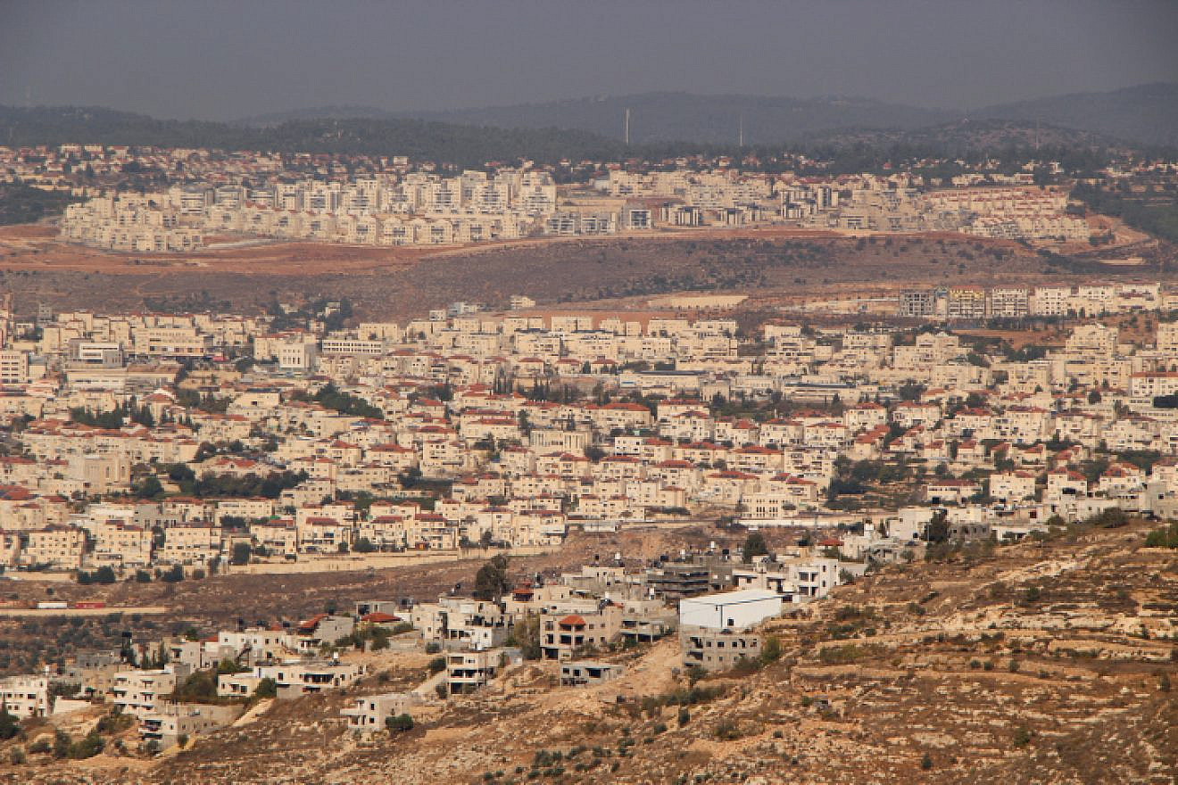 A view of Beitar Illit and Tzur Hadassah, as seen from Gush Etzion in Judea and Samaria, on Nov. 25, 2019. Photo by Gershon Elinson/Flash90.