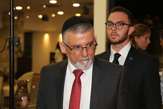 Israeli Minister of Religious Services Yitzhak Vaknin. Photo by Pierre Lavi.