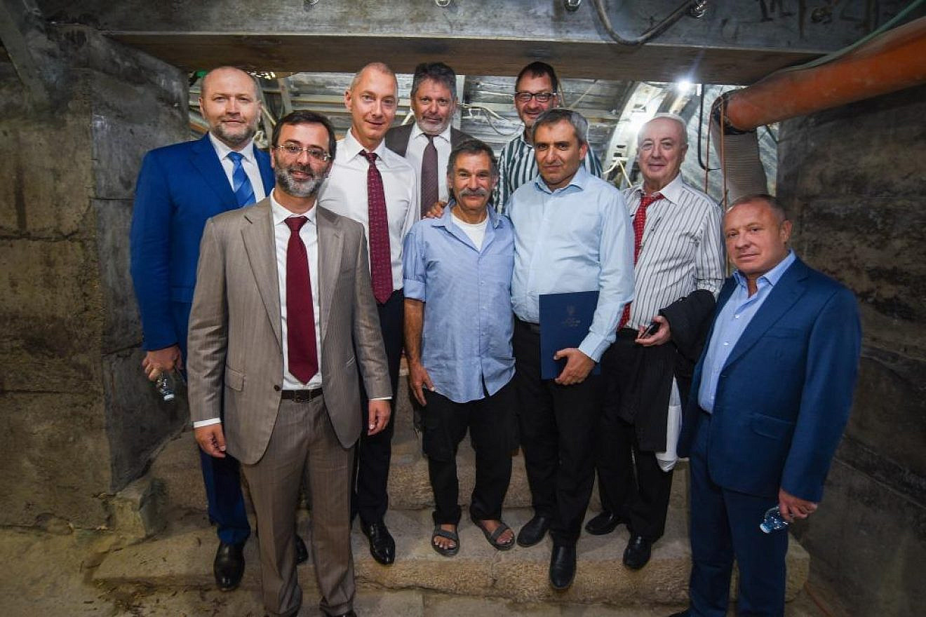 Israel’s Minister for Jerusalem Affairs Ze’ev Elkin welcomed a delegation of the Jewish Confederation of Ukraine (JCU), comprised of 25 individuals, to Israel on Nov. 11, 2019. Photo by Gal Yasenkov.