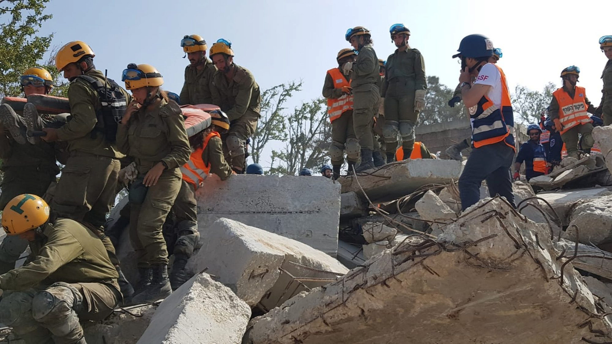 Search-and-rescue training for Rescuers Without Borders. Credit: Courtesy.