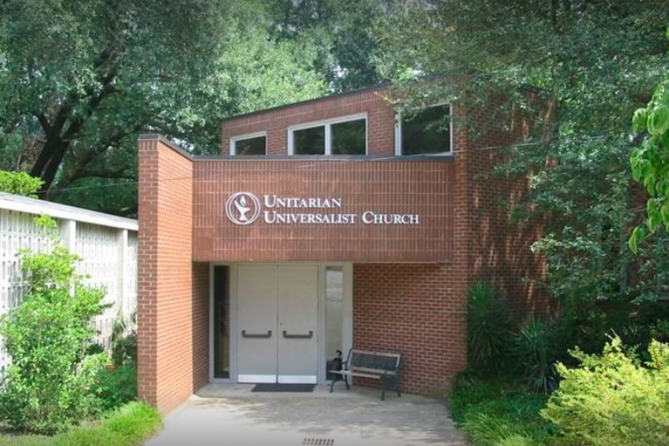 Unitarian Universalist Church of Augusta in Georgia. Source: Screenshot via Google Maps.