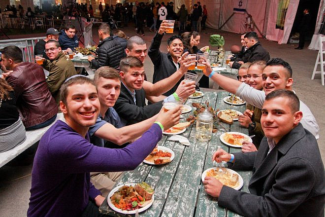 “Thanksgiving isn’t a Jewish holiday, so for lone soldiers, it can be difficult being away from family and friends,” says Yehoshua Sigala of the Lone Soldier Center, with offices in Jerusalem and Tel Aviv, November 2019. Photo by Yonit Schiller.