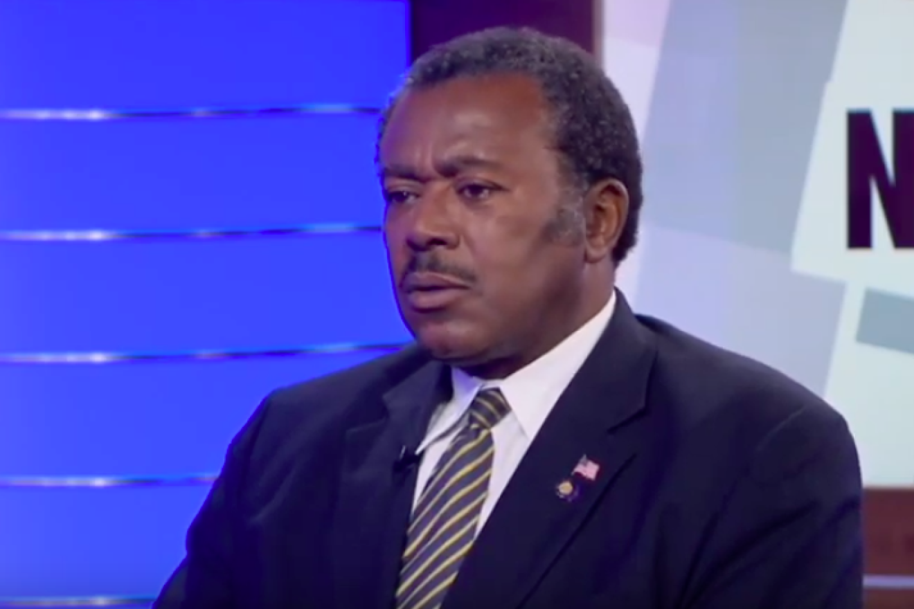 James Harris. chair of the New Jersey Association of Black Educators and chair of the Montclair NAACP’s education committee. Source: Screenshot.