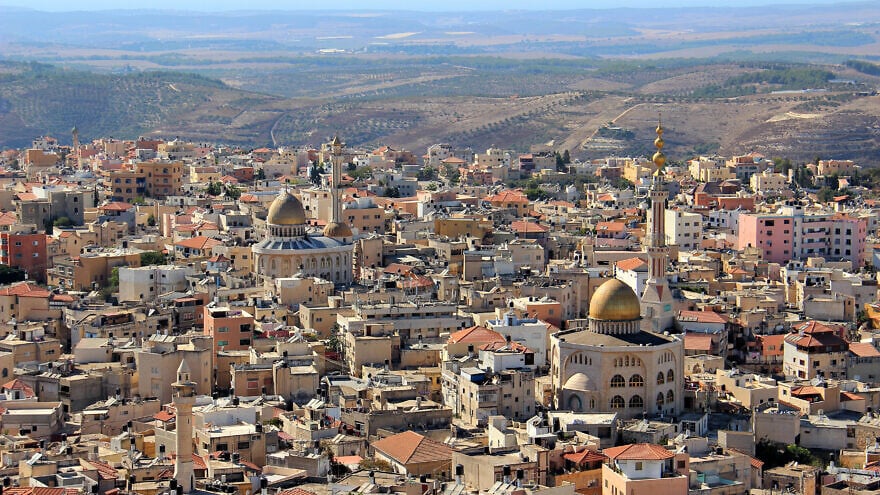 A view of Israel's largest Arab city, Umm al-Fahm. Credit: Wikimedia Commons.