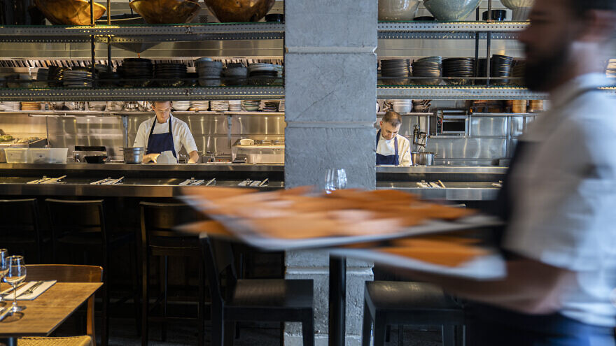 Ruti Broudo's Disco Tokyo restaurant in Tel Aviv. Photo by Rachael Workman/Xhibition.