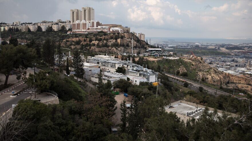 View of the Haifa Bay from the campus of the Technion-Israel Institute of Technology in the Israeli city of Haifa, Feb. 19, 2019. Photo by Hadas Parush/Flash90.
