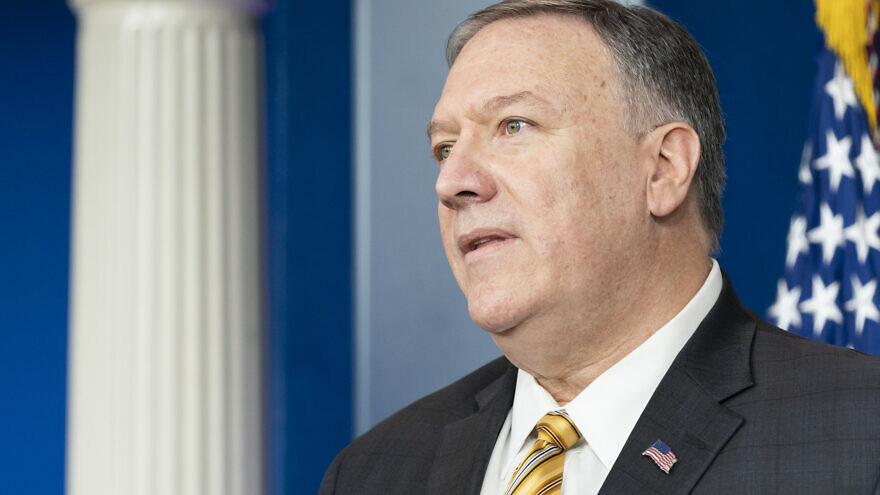 U.S. Secretary of State Mike Pompeo speaks to reporters at the White House on Sept. 10, 2019, Credit: White House/Andrea Hanks.