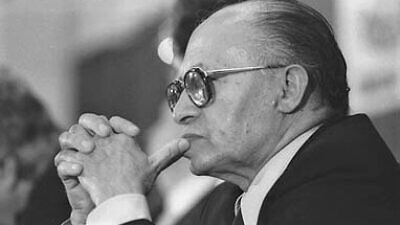 Former Israeli Prime Minister Menachem Begin. Credit: www.likud.org.il.