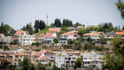 The Jewish town of Karnei Shomron in Judea and Samaria, June 4, 2020. Photo by Sraya Diamant/Flash90.