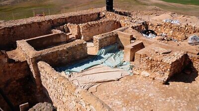 Tel Arad in the eastern Negev Desert, where there's a fortress constructed by the kingdom of Judah around the eighth century BCE. Credit: Wikimedia Commons.