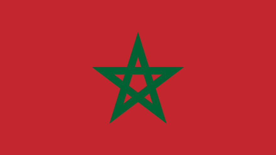 The flag of Morocco. Credit: Wikipedia.