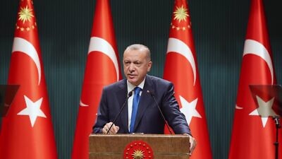 Turkish President Recep Tayyip Erdoğan. Source: Turkish Presidency via Twitter.