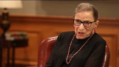 U.S. Justice Ruth Bader Ginsburg. Source: YouTube.