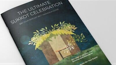 At-home booklet for use during Sukkot. Credit: Chabad.org/News.