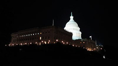 A view of Capitol Hill at night. Credit: Wikimedia Commons/M. Fitzsimmons.