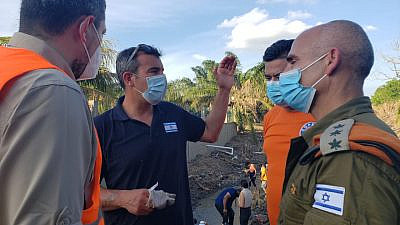 The two Category 4 hurricanes, Eta and Iota, struck the Central American country in November, leaving behind mudslides and widespread devastation. Credit: Israeli Defense Ministry.