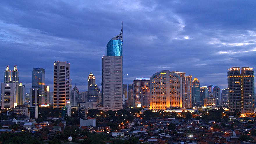 A skyline view of Jakarta, Indonesia. Credit: Yohanes Budiyanto via Wikimedia Commons.