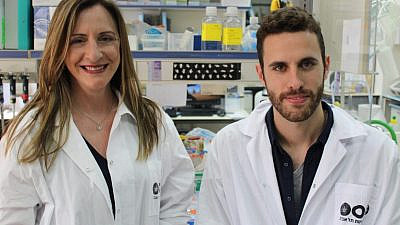 Tel Aviv University professor Karen Avraham and MD-PhD student Shahar Taiber. Photo courtesy of Tel Aviv University.