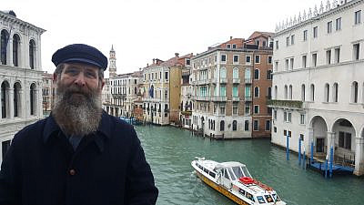 Rabbi Eliahu Birnbaum in Venice, Italy. Credit: Courtesy.
