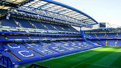 Stamford Bridge, home to Chelsea FC, one of the clubs originally involved in the European Super League. Credit: Hanafi Latif/Shutterstock.