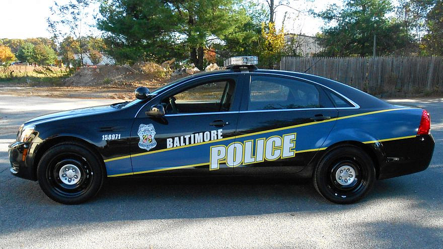 A Baltimore police cruiser. Credit: Wikimedia Commons.