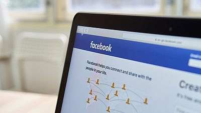 A view of Facebook's website. Credit: Shutterstock.