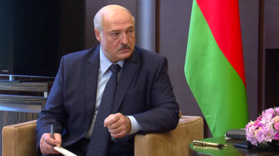 President of the Republic of Belarus Alexander Lukashenko during a meeting with President of the Russian Federation Vladimir Putin, Sept. 14, 2020. Credit: Russian Presidential Press and Information Office via Wikimedia Commons.