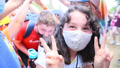 The One Happy Camper (OHC) program was piloted in 2006 to offer incentive grants up to $1,000 to campers attending Jewish overnight camp for the first time, with the goal to increase the number of young people benefiting from the transformative experience of Jewish summer camp. Credit: Courtesy.