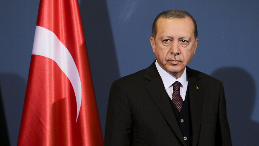 Turkish President Recep Tayyip Erdoğan during his official visit to Serbia in 2017. Credit: Sasa Dzambic Photography/Shutterstock.