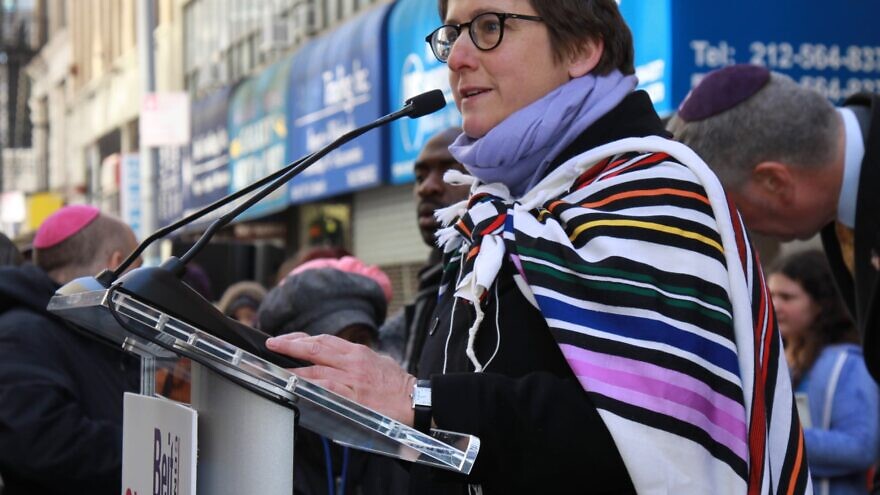 Sharon Kleinbaum, rabbi of New York’s Beit Simchat Torah—the world’s largest LGBTQ congregation. Source: Facebook/Beit Simchat Torah.