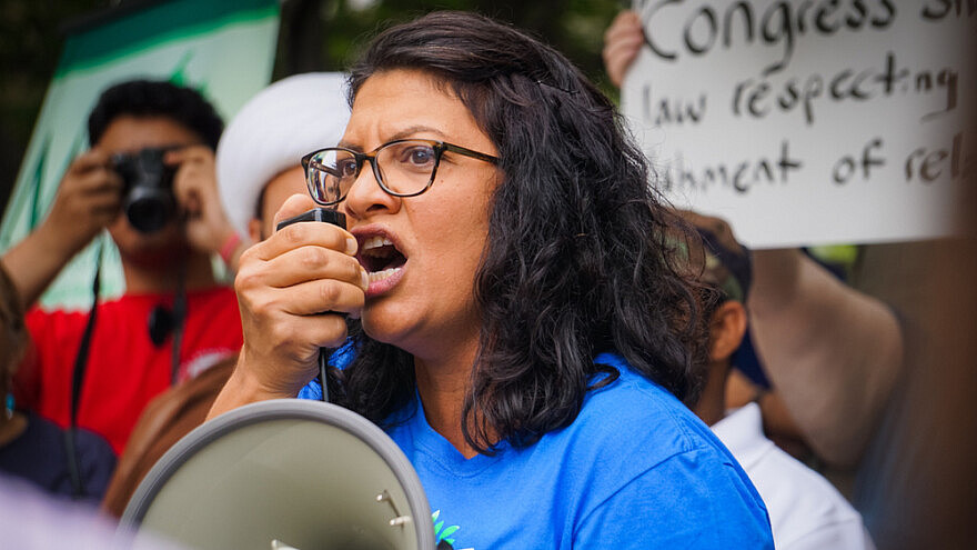 Rashida Tlaib in 2018. Photo by Stephanie Kenner/Shutterstock.