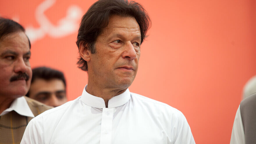 The Prime Minister of Pakistan, Imran Khan, in 2016. Credit: Awais khan/Shutterstock.